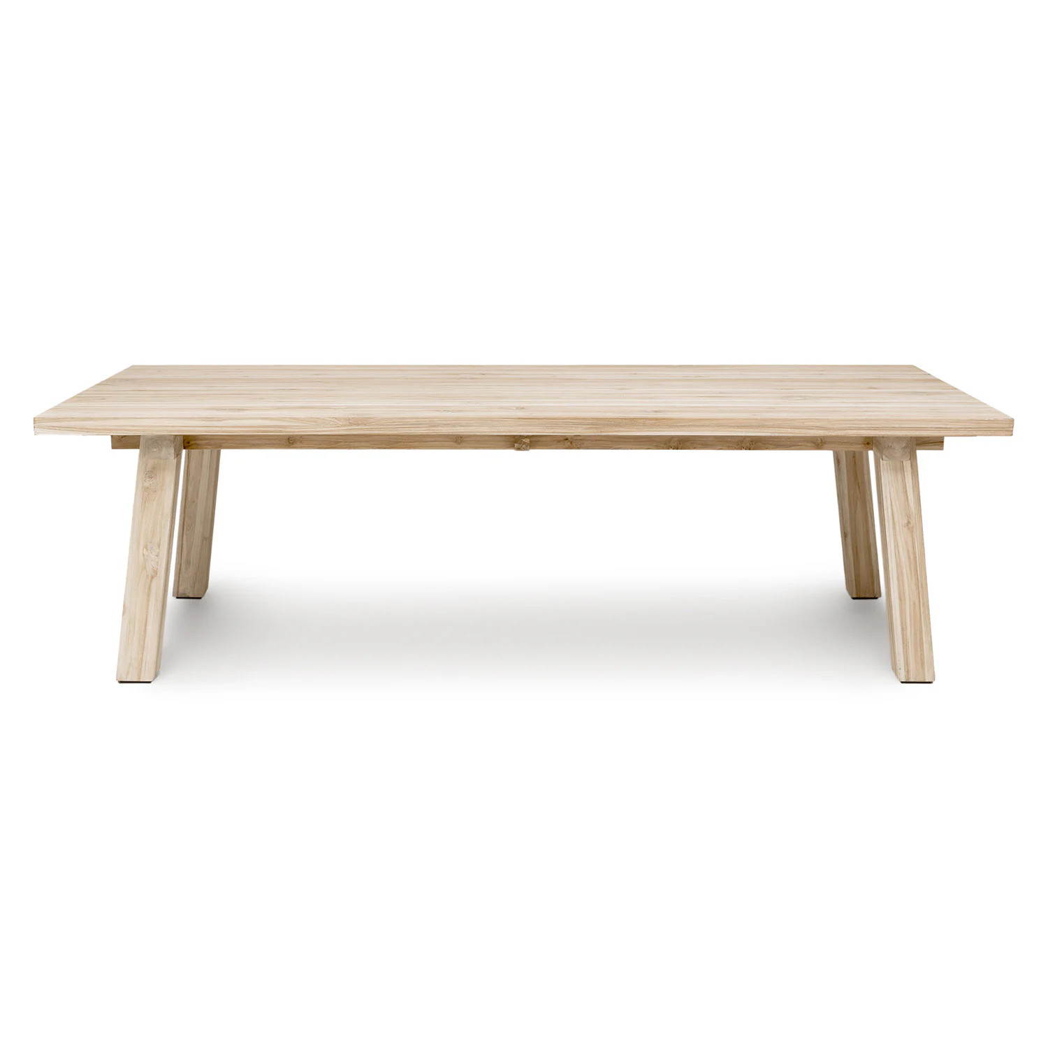 Teaka 102" Outdoor Dining Table - Natural Teak | Article