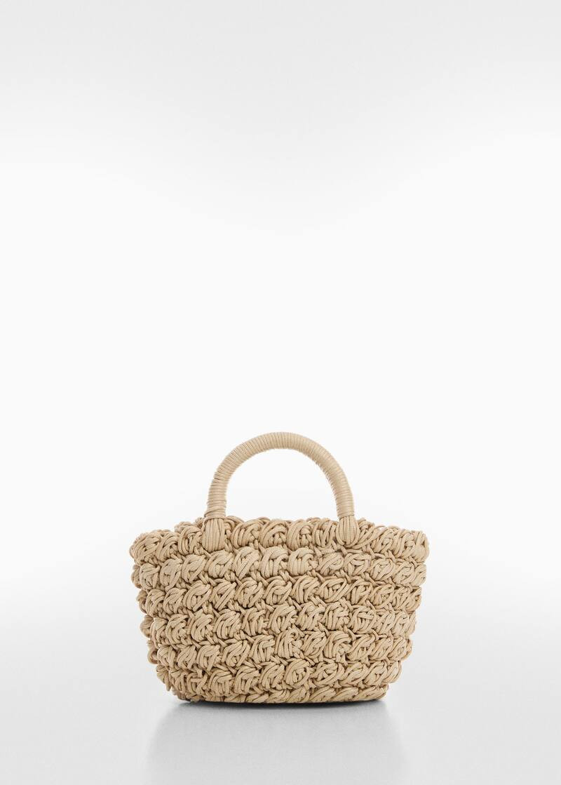 Mini-braided carrycot -  Women | Mango USA | MANGO (US)