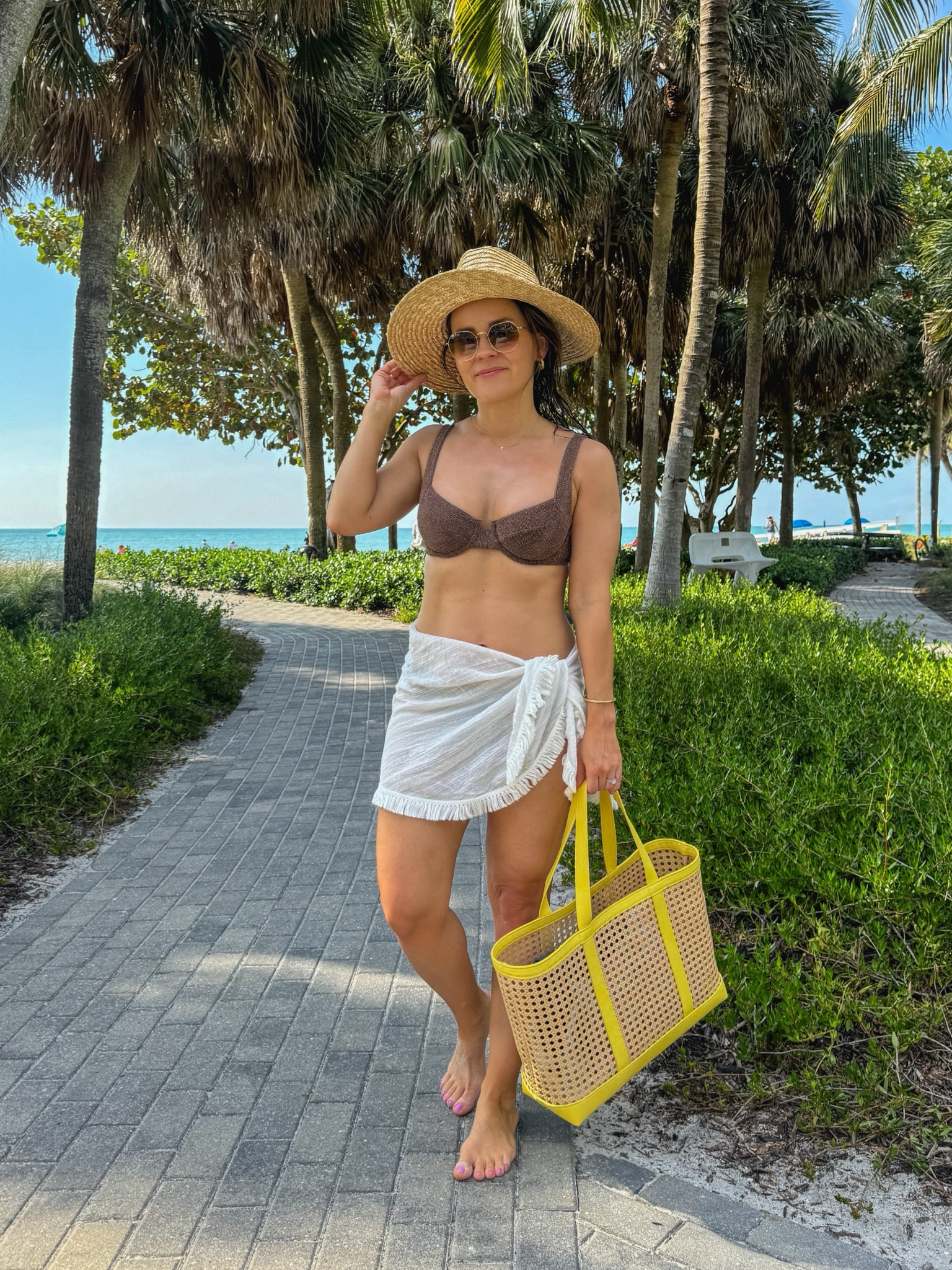 Beach day look for spring break ☀️ 

#LTKswim