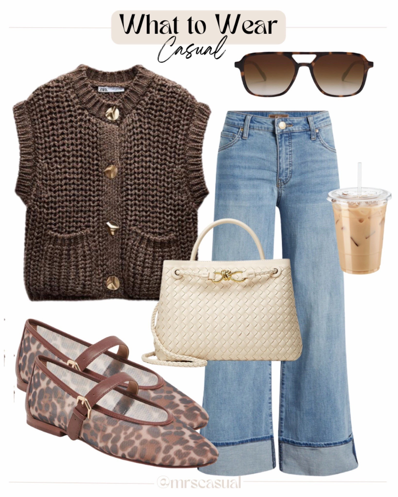 Elevated casual with a little texture + leopard 👏🏻 Shop the look 🔗⬇️

#LTKSeasonal #LTKOver40 #LTKootd