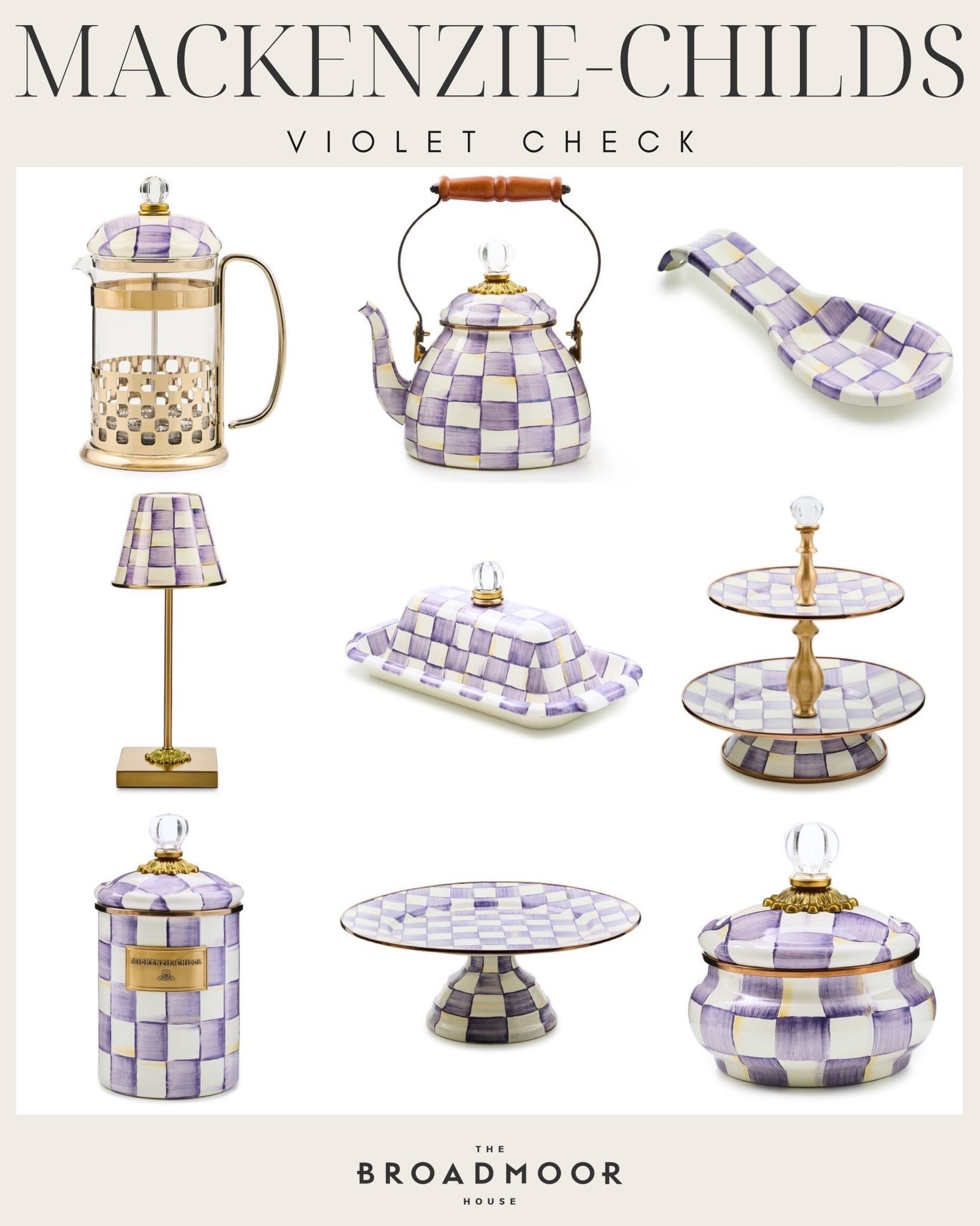 In love with violet check from MacKenzie-Childs!


#LTKSeasonal #LTKHome