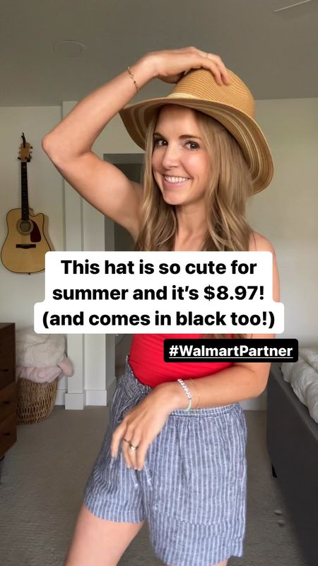 I don’t always think of myself as a hat person but this one from @walmart? #WalmartPartner

Sign me up!!

It’s so cute and comes in two colors and is under $9! 