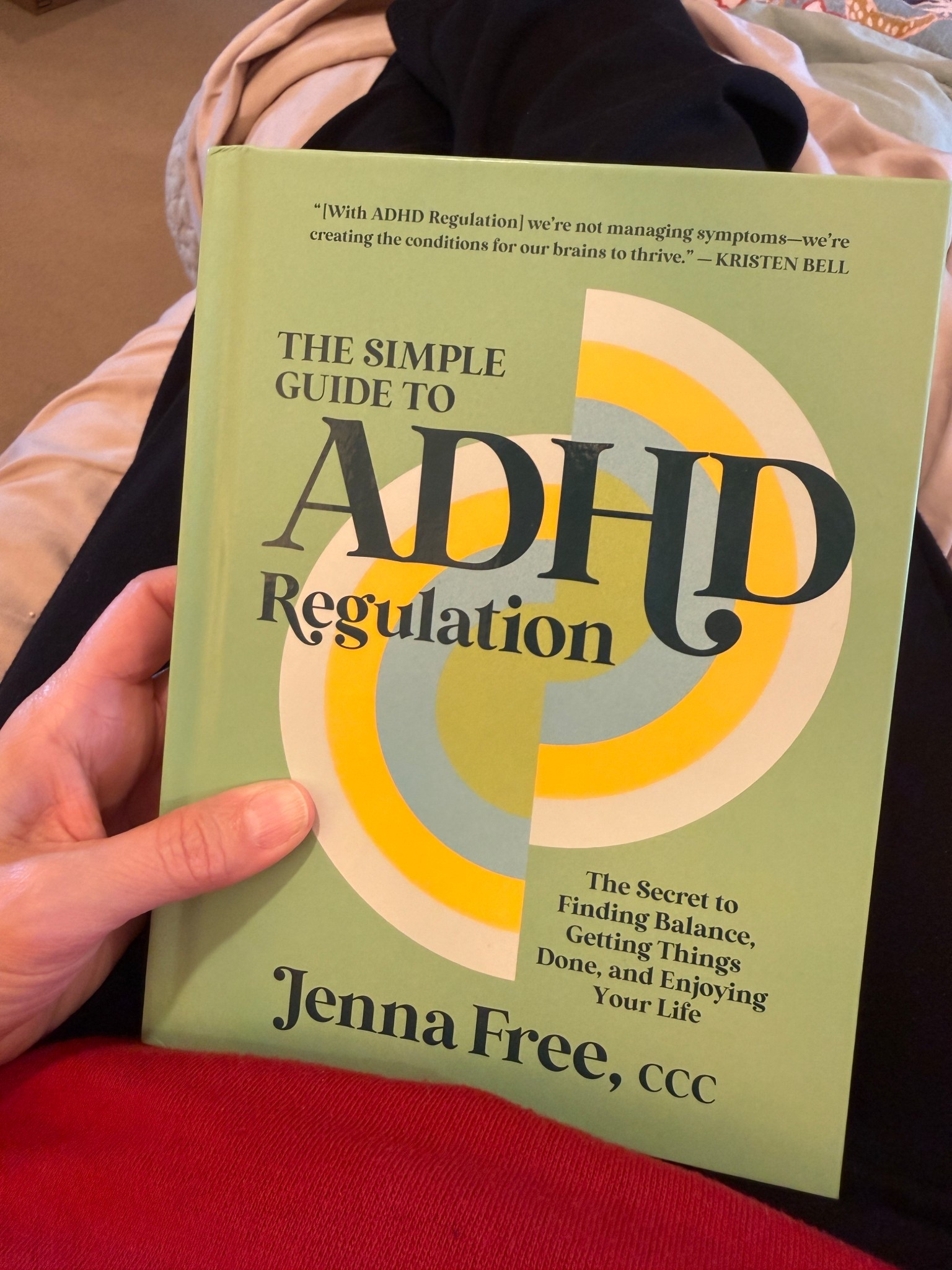 I listened to a podcast with Jenna Free and really resonated with it. I do not have an ADHD diagnosis, but I definitely have dysregulation. I feel like this book could be helpful for anyone that feels like they’re being chased by a lion when they open their email. It’s the perfect gentle way to get regulated. ￼

#LTKMothersDay #LTKdayinmylife #LTKOver40