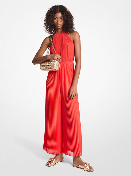 Embellished Georgette Halter Jumpsuit | Michael Kors (AU)