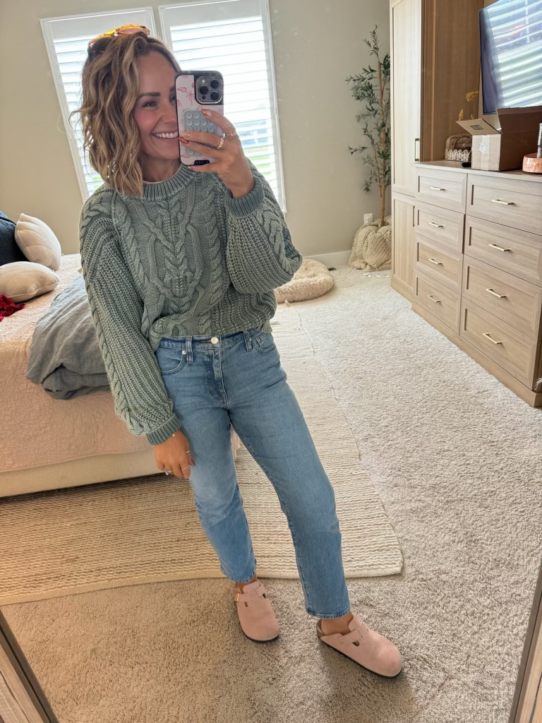 cute & cozy fall outfits will always be a good idea😌🤞🏼TTS S / 4 / 27”

free people, free people sweater, cable knit sweater, light wash jeans, clogs, fall shoes, fall clogs, footwear, shoes, sweater, Claire Tammaro 

#LTKSeasonal #LTKStyleTip #LTKShoeCrush