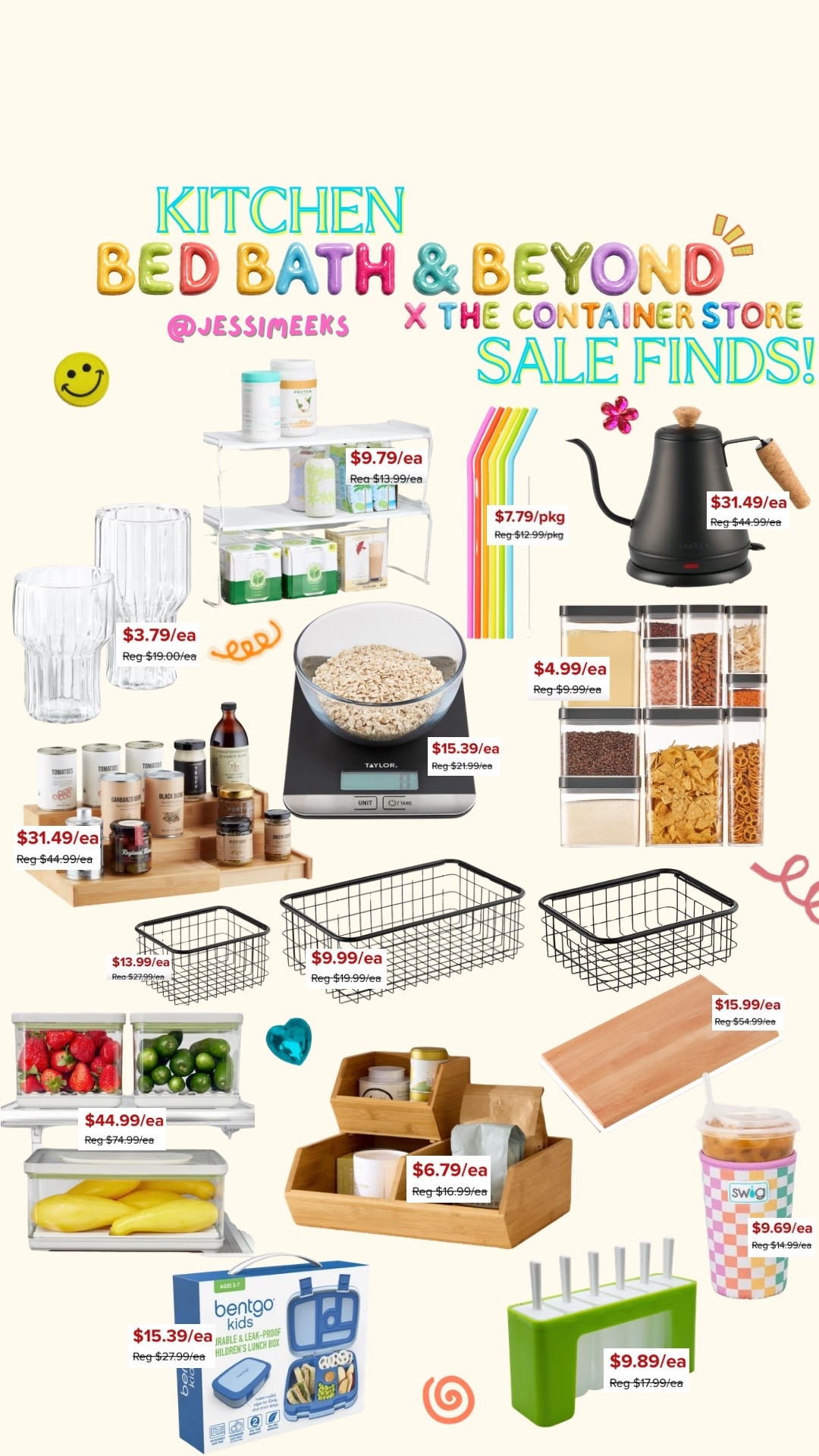 such good sale finds from bed bath and beyond x the container store!!

#LTKSaleAlert #LTKHome #LTKfoodie