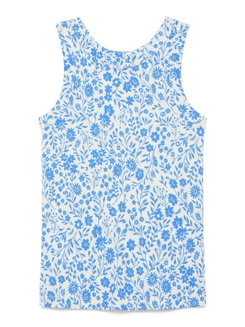 Wonder Nation Girls Kid Tough Ribbed Tank Top, Sizes 4-18 & Plus | Walmart (US)