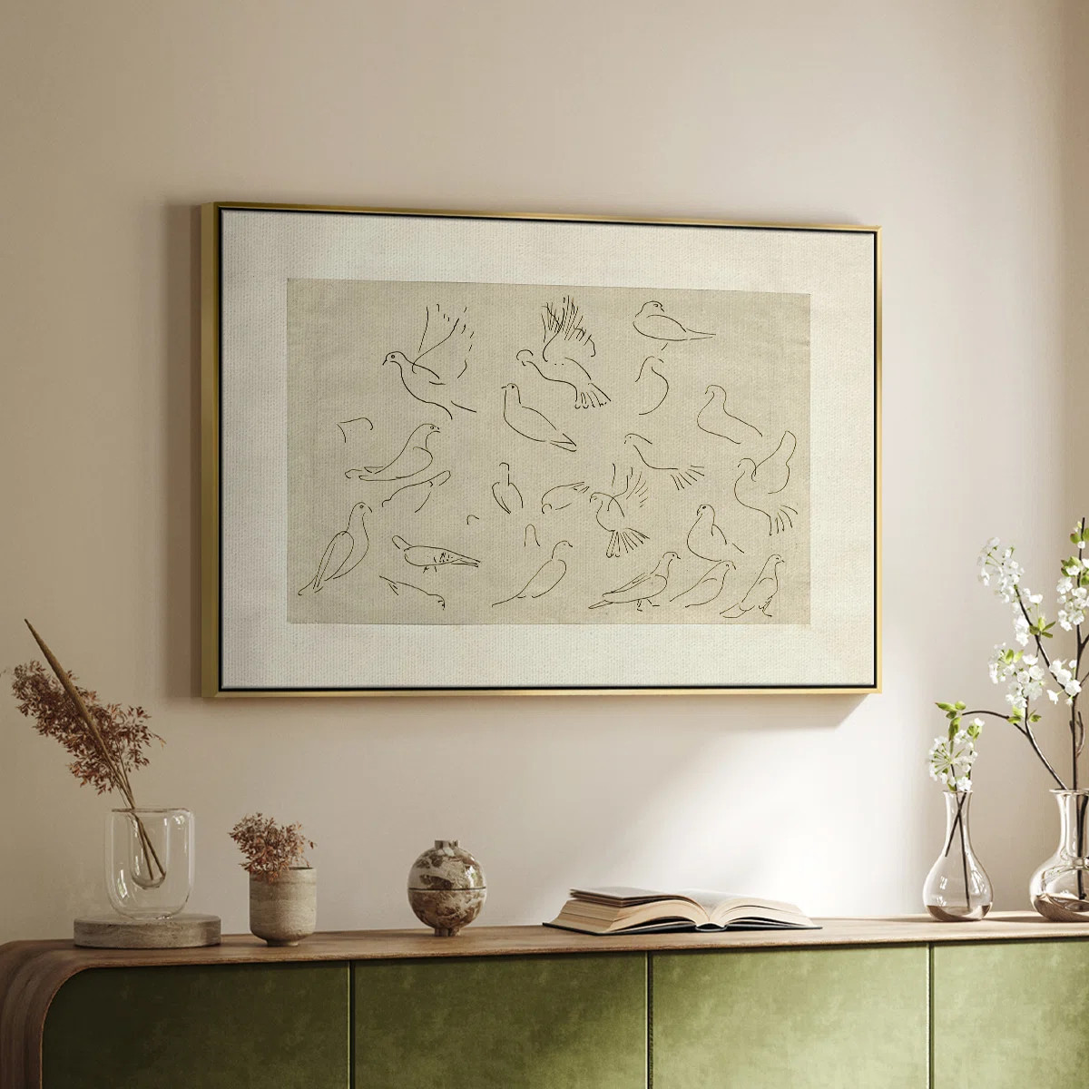 " Vintage Sketch - LIX " | Wayfair North America