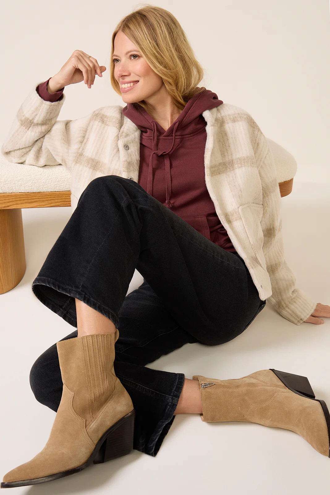 Cambridge Plaid Jacket | Evereve