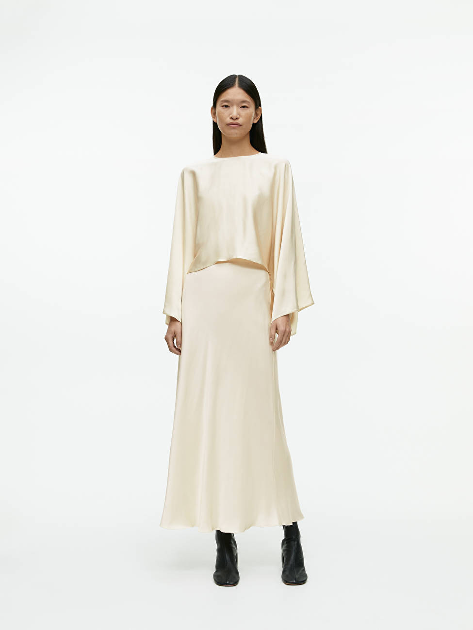 Maxi Satin Skirt | ARKET (US&UK)