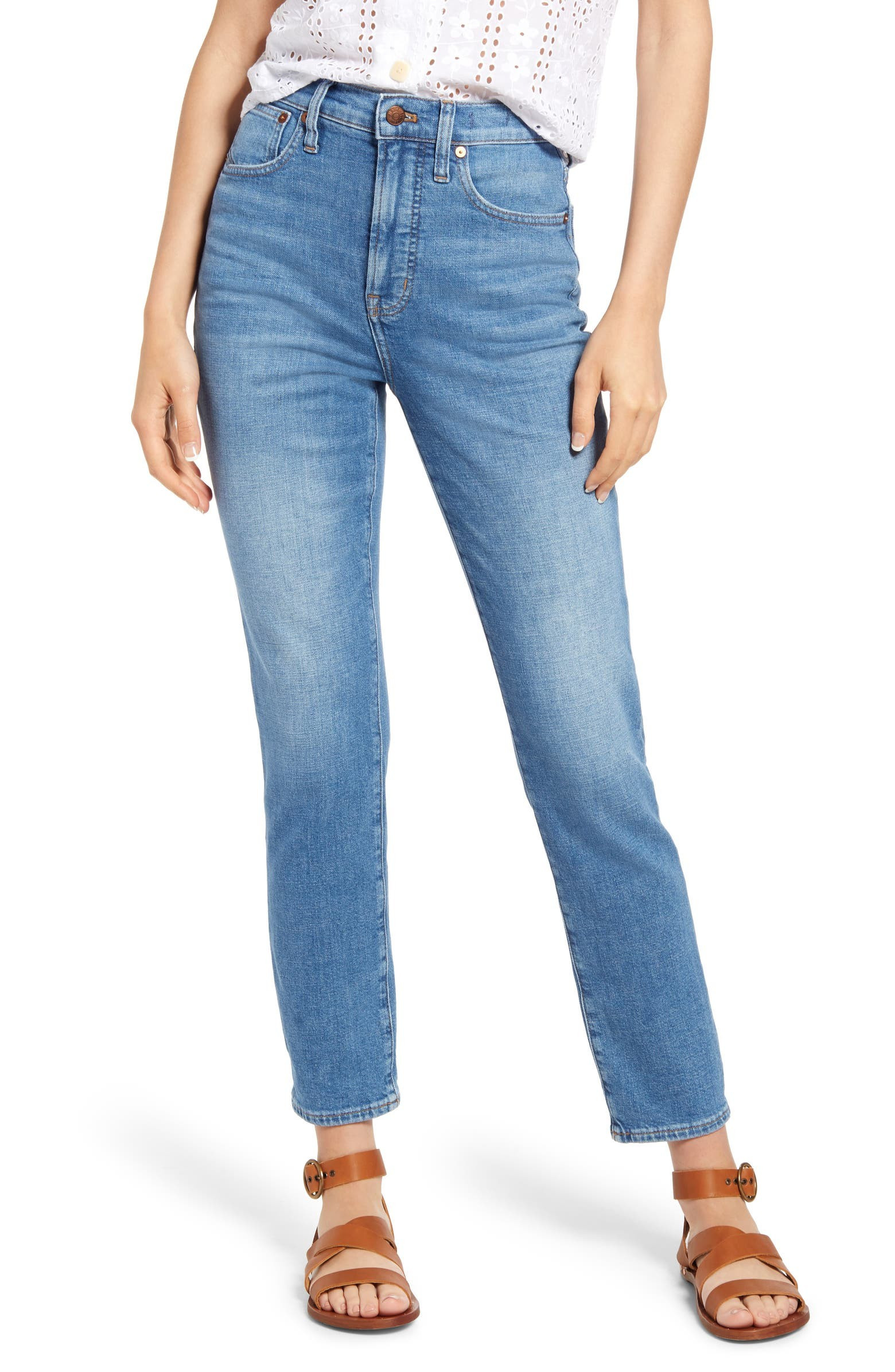 Summerweight Perfect Vintage Crop Jeans | Nordstrom