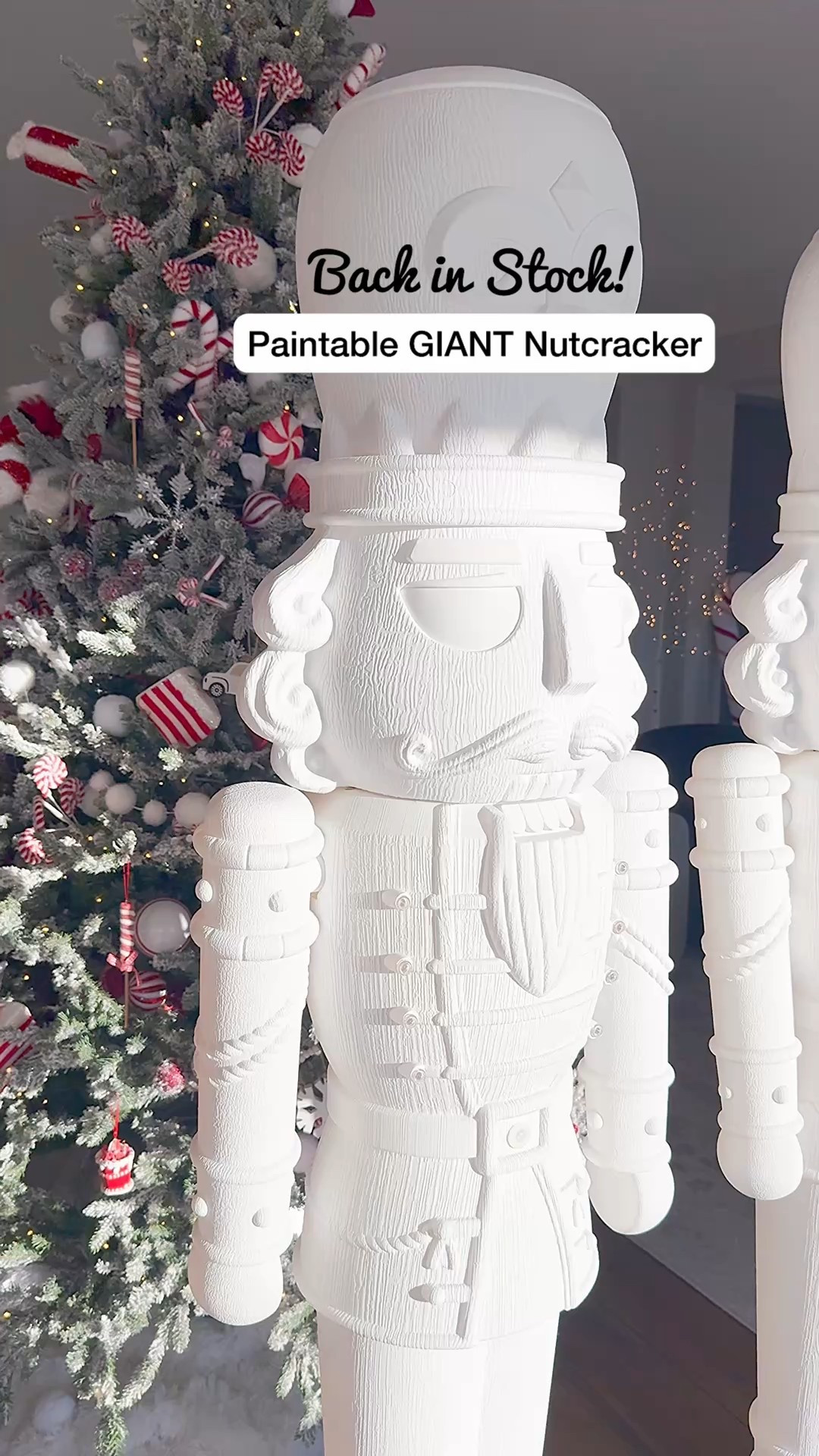 ✨It’s BACK in stock!✨
The giant 6ft paintable nutcracker everyone went crazy for last Christmas is finally here again! 😍
How are YOU going to paint yours this year — classic, candy cane stripes, or pastel?
🔗Comment NUTCRACKER for the link before it sells out again!

#ChristmasDIY #NutcrackerDecor #HolidayHomeDecor #ChristmasInspo #giantnutcracker 

#LTKHoliday #LTKSeasonal #LTKHome