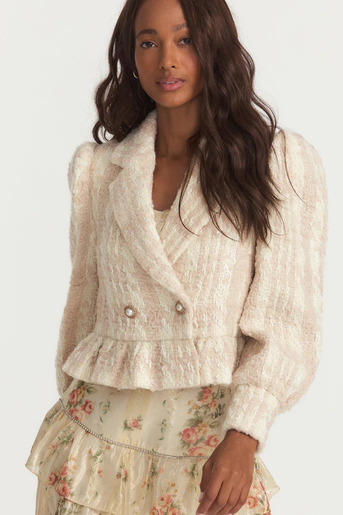 Braelynn Crop Jacket | LOVESHACKFANCY