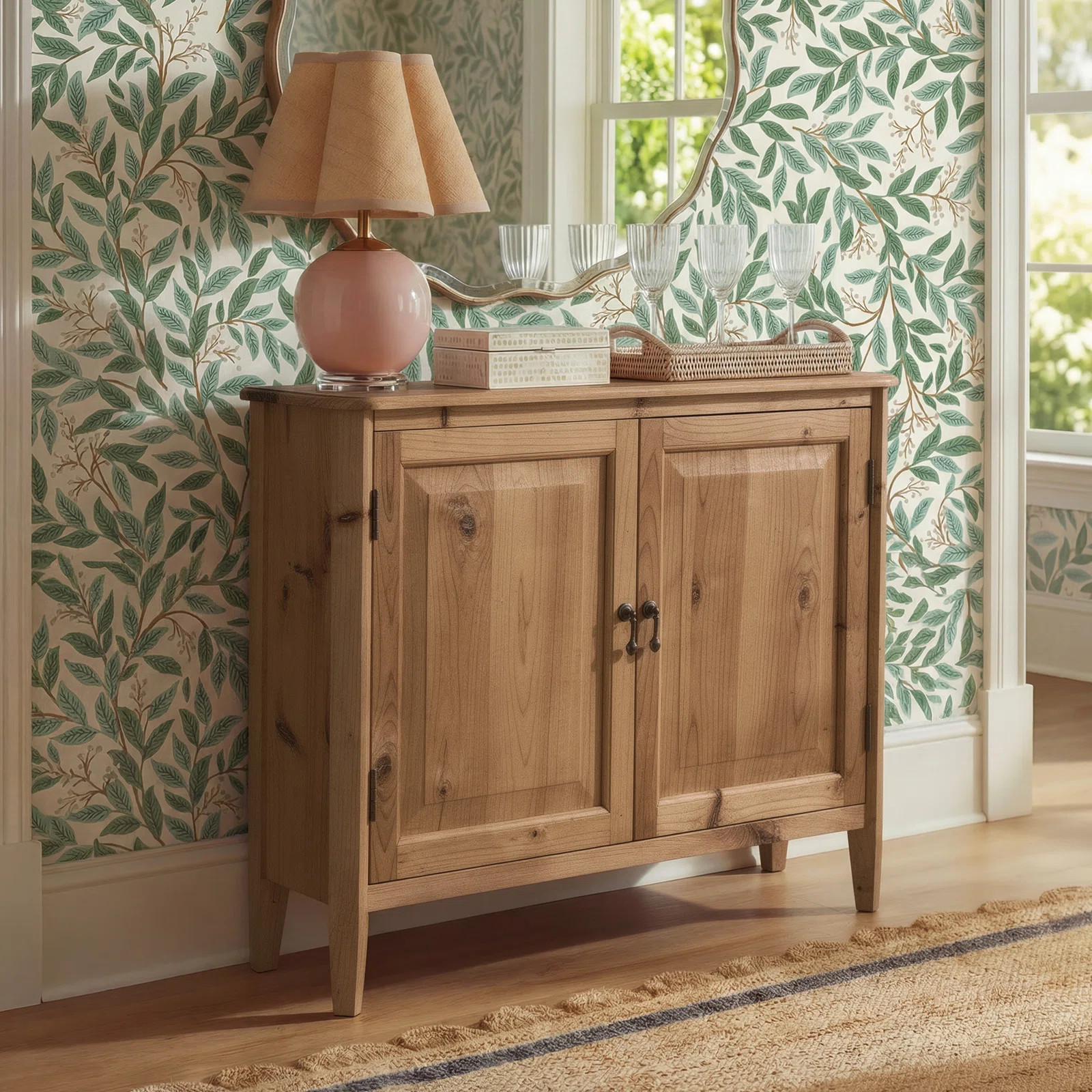 Hecate Solid Wood Storage Cabinet | Birch Lane