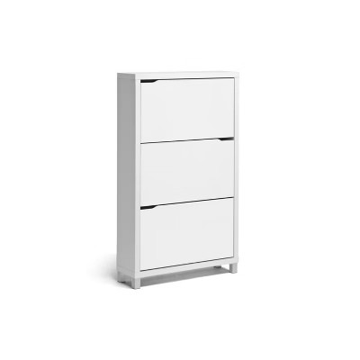 Simms Modern Shoe Cabinet White - Baxton Studio | Target
