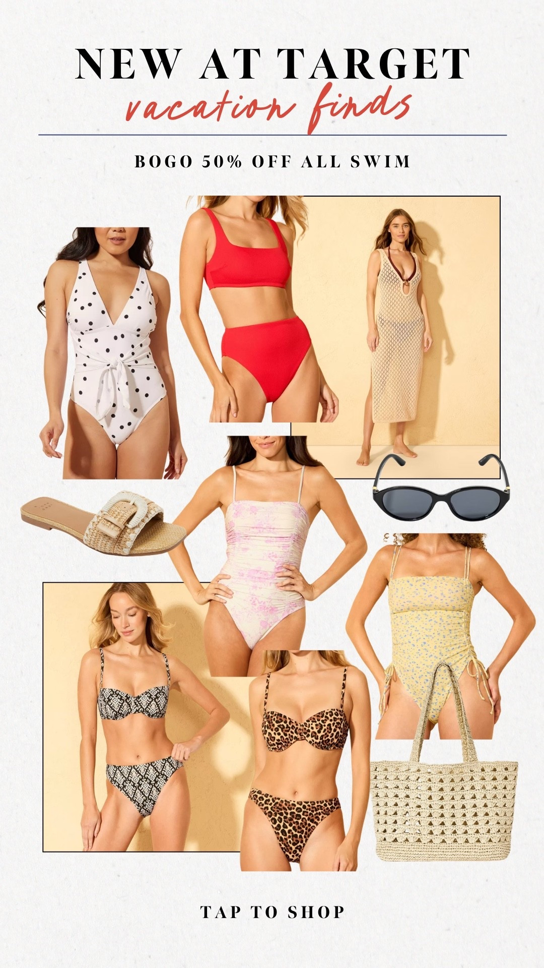 Target vacation finds, BOGO 50% Swim! 
Grab spring break outfits early & before they sell out! Swim is so good this year! 

Beach vacation outfit, vacation swimsuit 

#LTKSeasonal #LTKMidsize #LTKSaleAlert