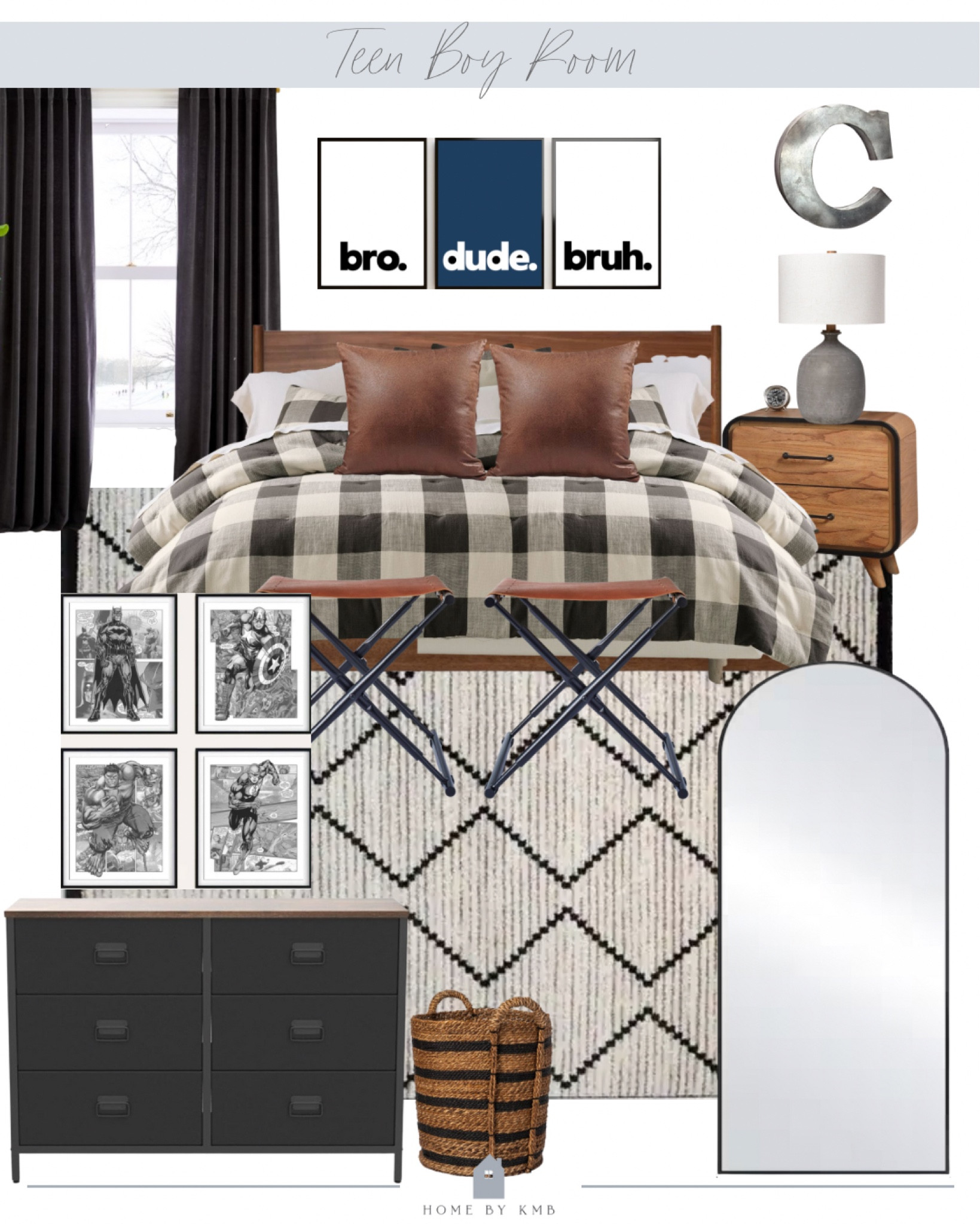 Another teen boy mood board! 

#LTKkids #LTKhome