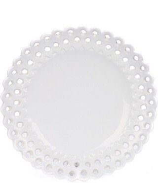 x Nellie Howard Ossi Collection King White Dinner Plate | Dillard's
