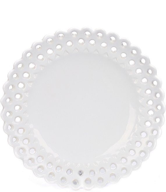 x Nellie Howard Ossi Collection King White Dinner Plate | Dillard's