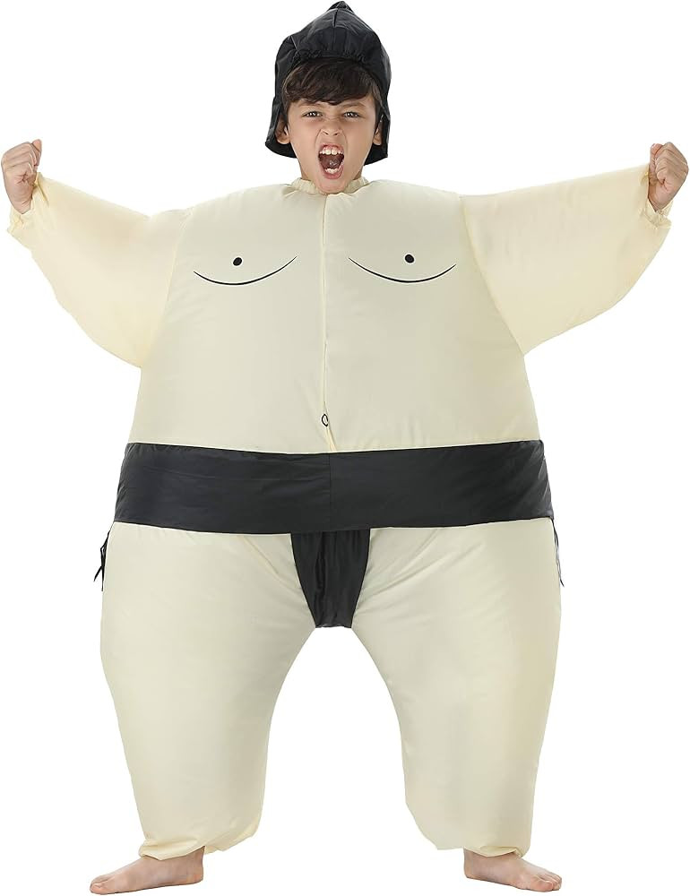 TOLOCO Inflatable Costume for Kids Sumo Wrestler Inflatable Costume, Sumo Costume, Inflatable Hal... | Amazon (US)