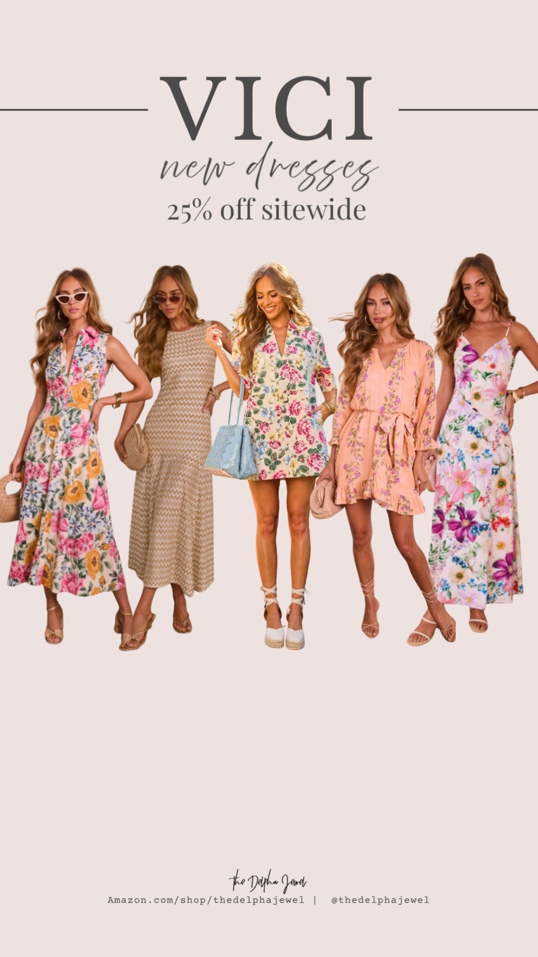 Shopping for Easter dresses and saw @VICI was 25% off site wide! These dresses would be perfect even for wedding guests. 

Floral maxi dress, garden floral mini shirt dress, drop waist chevron print maxi dress, floral wrap dress, bloom floral maxi shirt dress

#LTKWedding #LTKSaleAlert