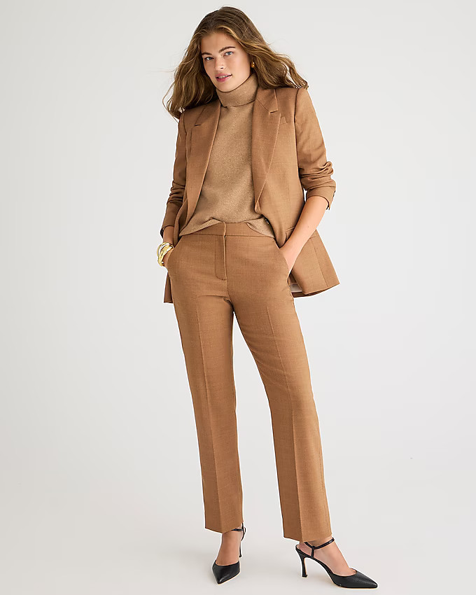 Kate straight-leg pant in Italian city wool blend | J. Crew US