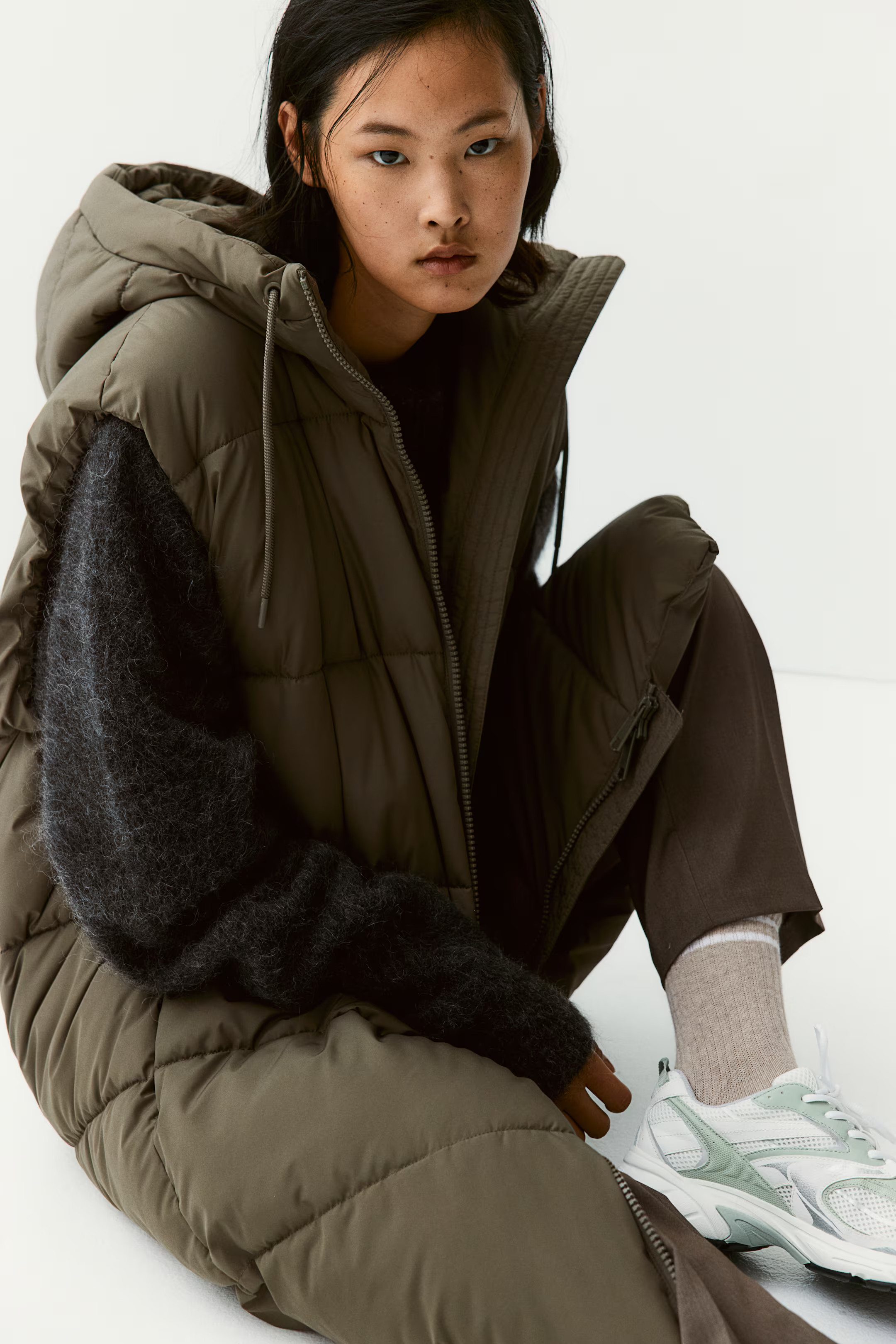Hooded Puffer Vest | H&M (US + CA)