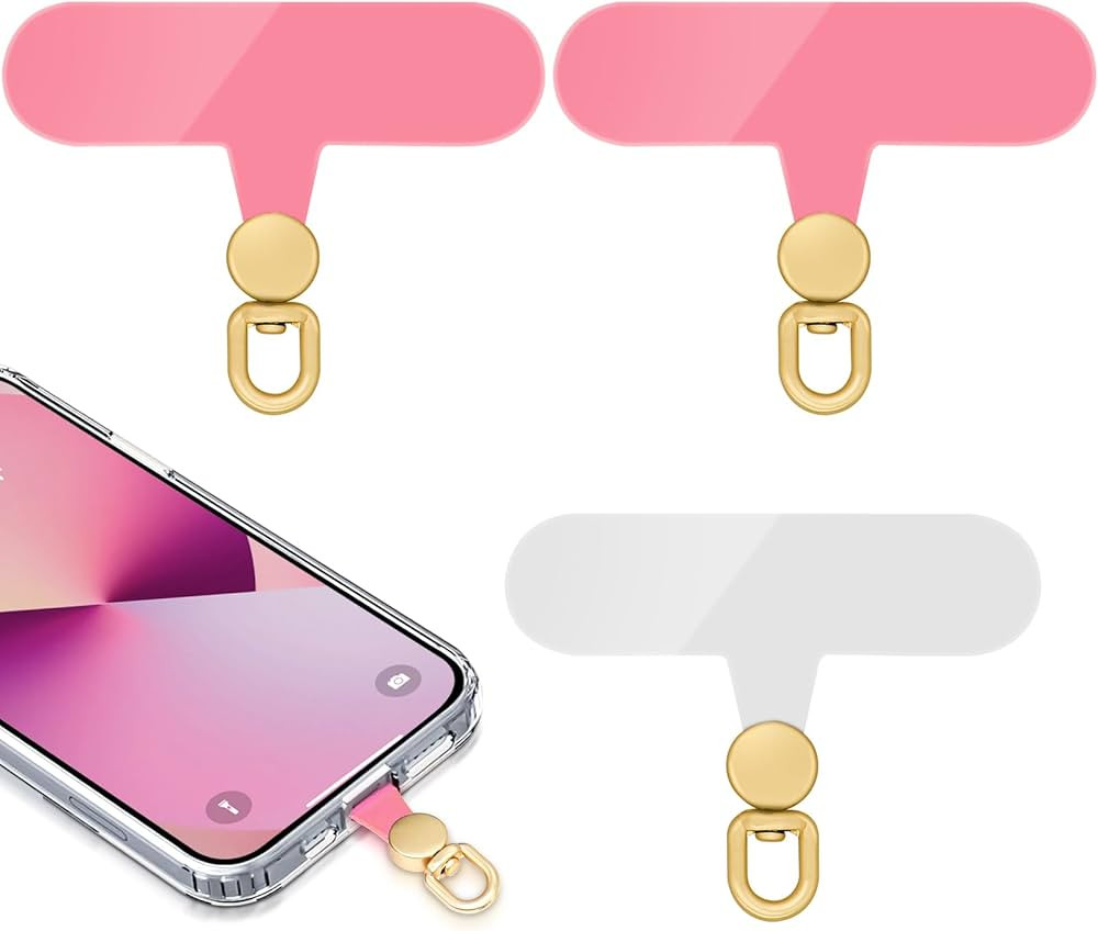 360°Rotatable Phone Tether Tab,3 Pieces Universal Phone Lanyard Patch Without Adhesive,Phone Lan... | Amazon (US)