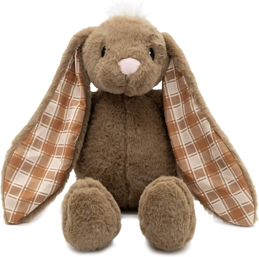Easter Bunny Plush, Cuddly, Soft, Embroidered Stuffed Animal Toy for Newborns, Kids, Boys, & Girl... | Amazon (US)