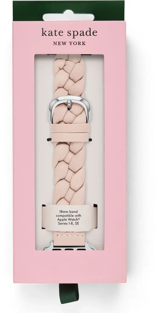braided leather 20mm Apple Watch® watchband | Nordstrom
