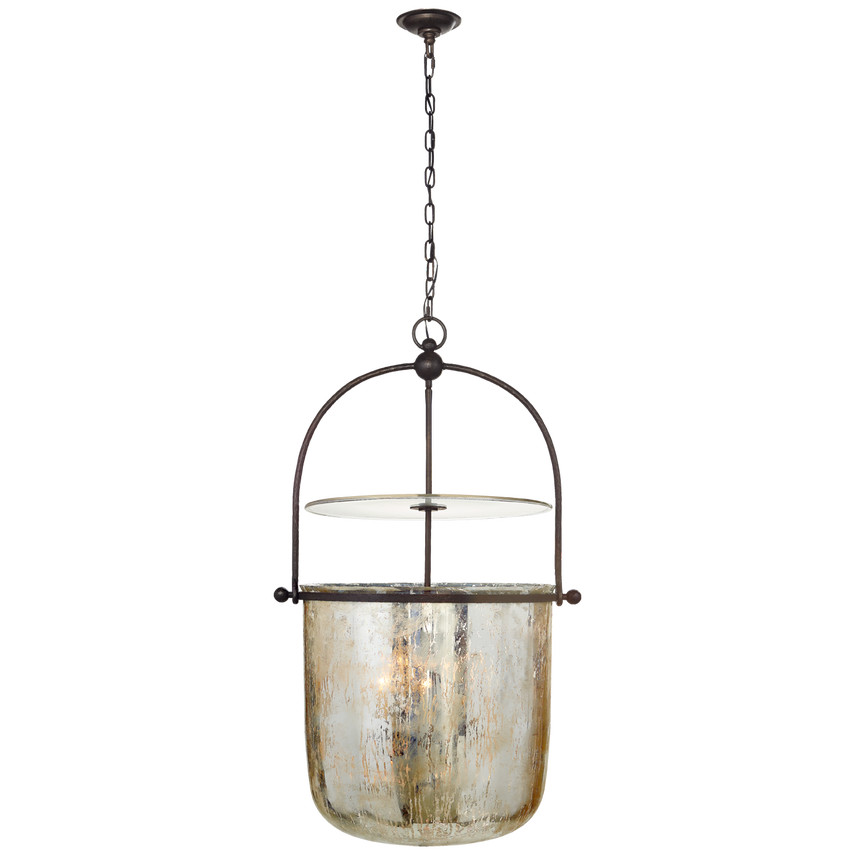 Lorford Large Smoke Bell Lantern | Visual Comfort