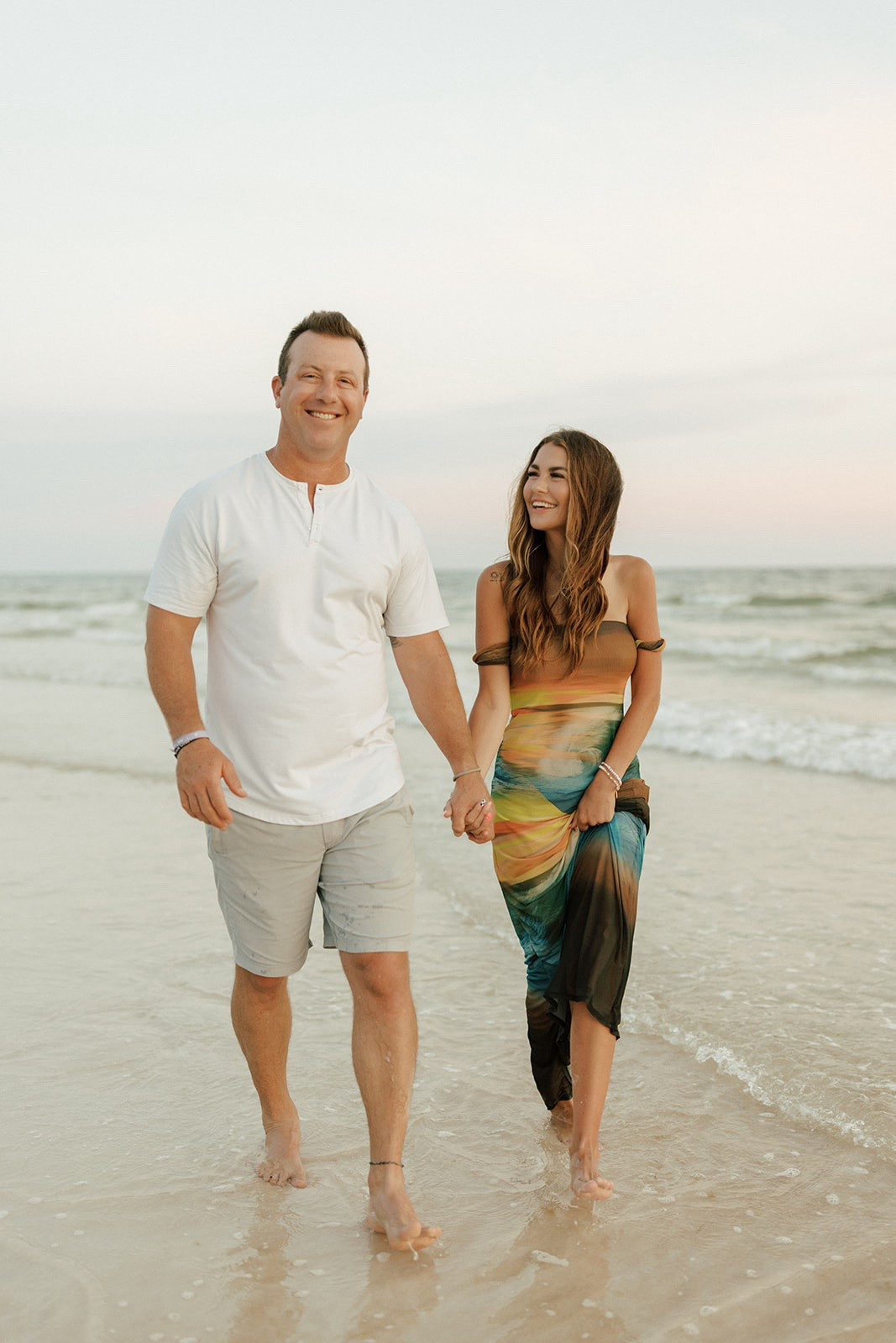 beach photos with my love! size XS in this dress, true to size. jordan is wearing size large in this BUILT brand henley and size L in these birddog grey shorts

#LTKSummerEdit #LTKFamily #LTKTravel