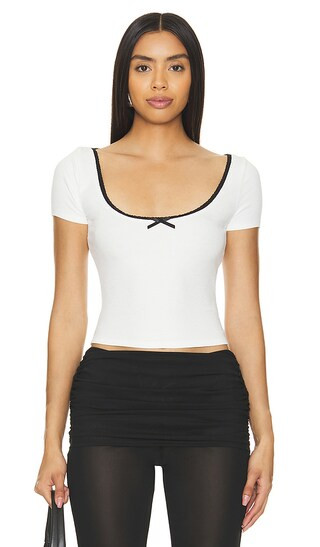 Claire Top in White | Revolve Clothing (Global)