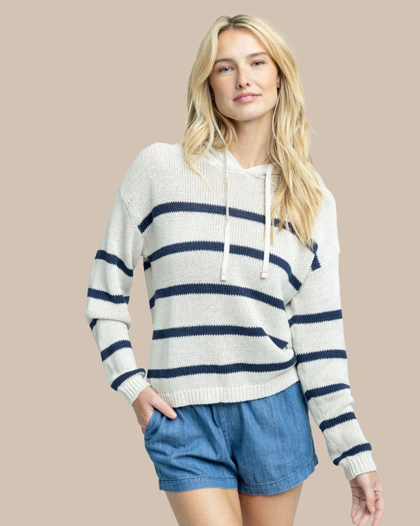 Everlee Striped Hoodie Sweater | Southern Tide