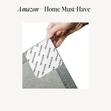 Amazon Home Must-Have, these are a life saver for rug placement!