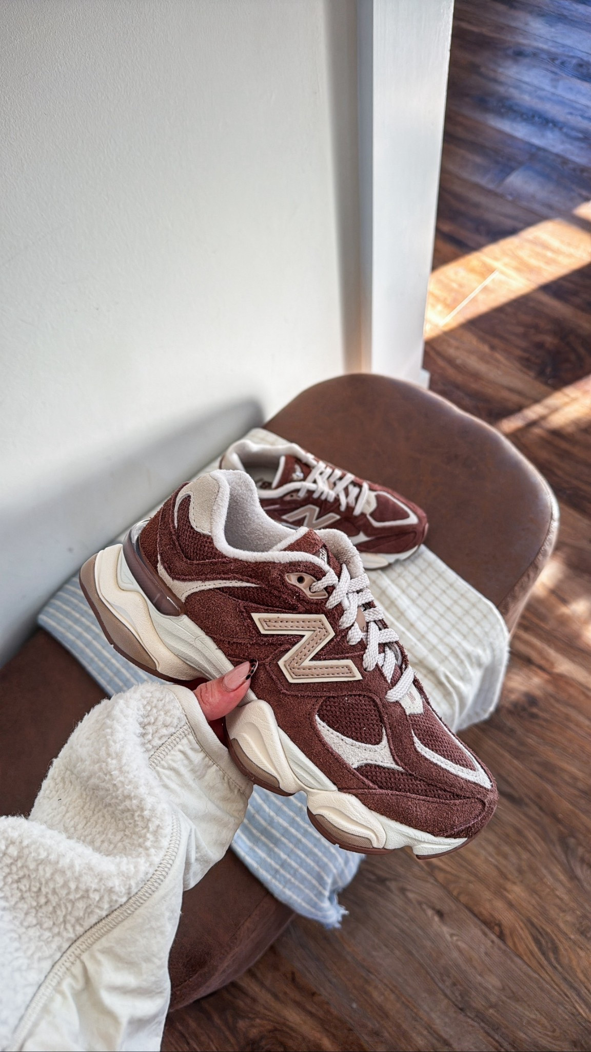 Restocked!!! new suede version of my most fave new balance 9060 sneakers 

#LTKSeasonal #LTKootd #LTKmorningroutine