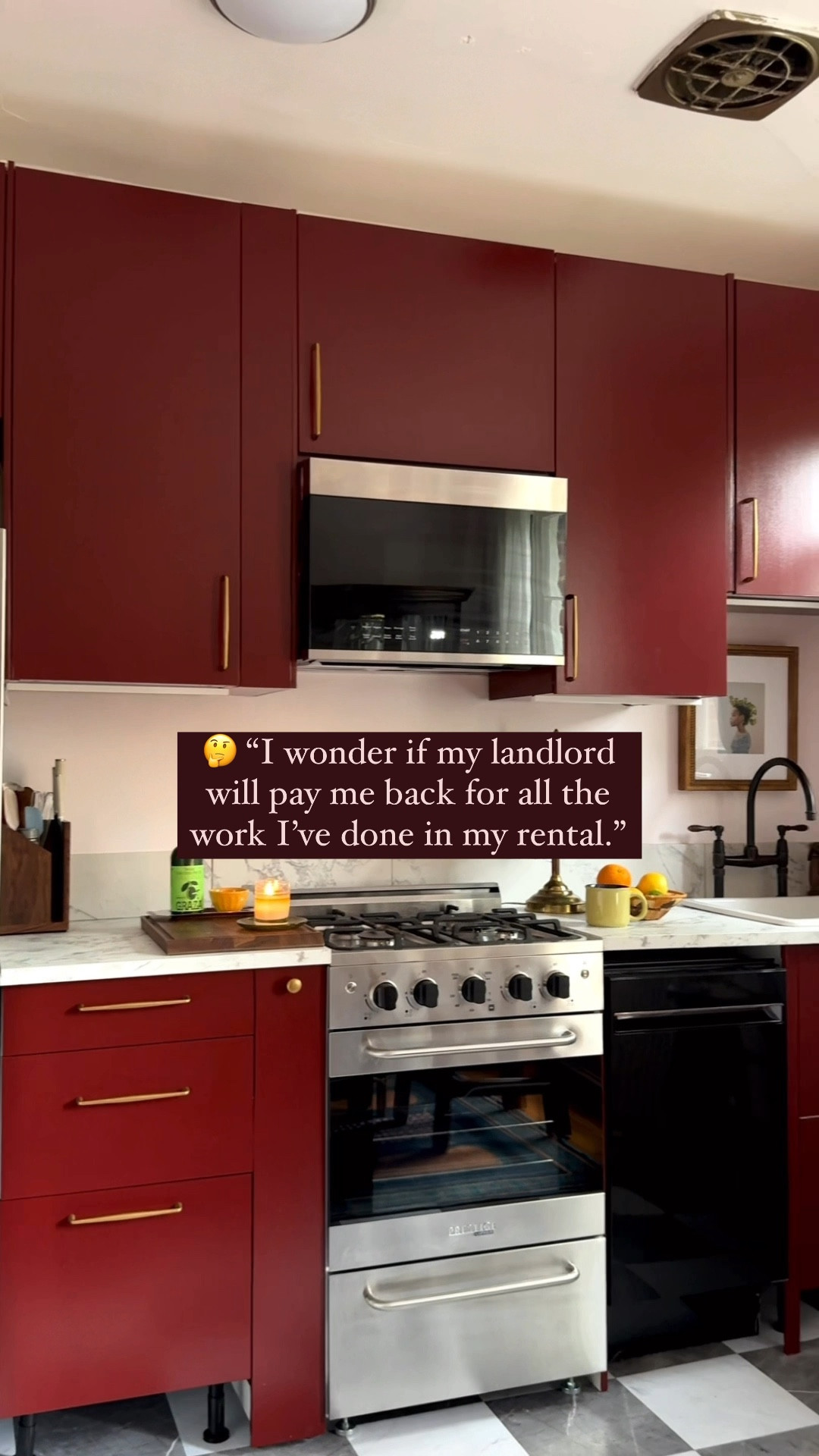 Spending a lil bit of money to have the kitchen of my dreams is soooo worth it! I love my rental kitchen & all the special details in it! 

#LTKHome #LTKVideo #LTKFindsUnder100