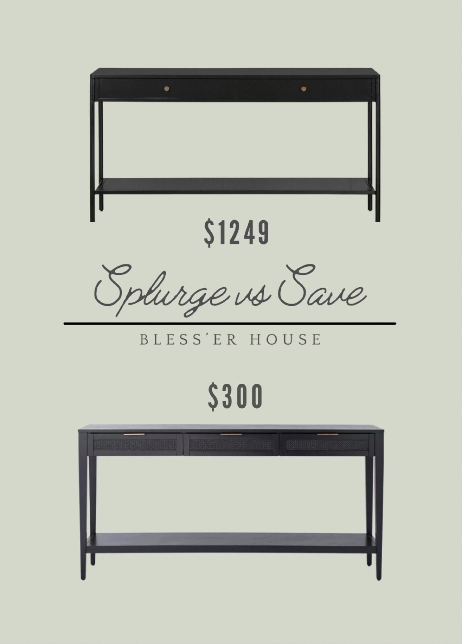 Black console table for all budgets!

#StudioMcGeeConsoleTable #BlackConsoleTable #PotteryBarn #TargetConsoleTable #decor #neutraldecor #hallwaytable #entryway 

#LTKhome #LTKFind #LTKstyletip