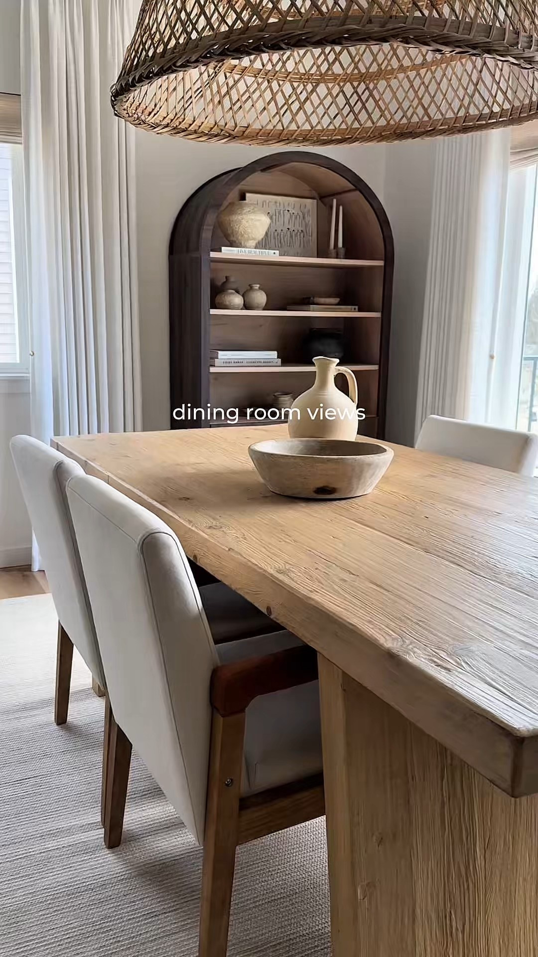 Organic modern dining room 

#LTKHome