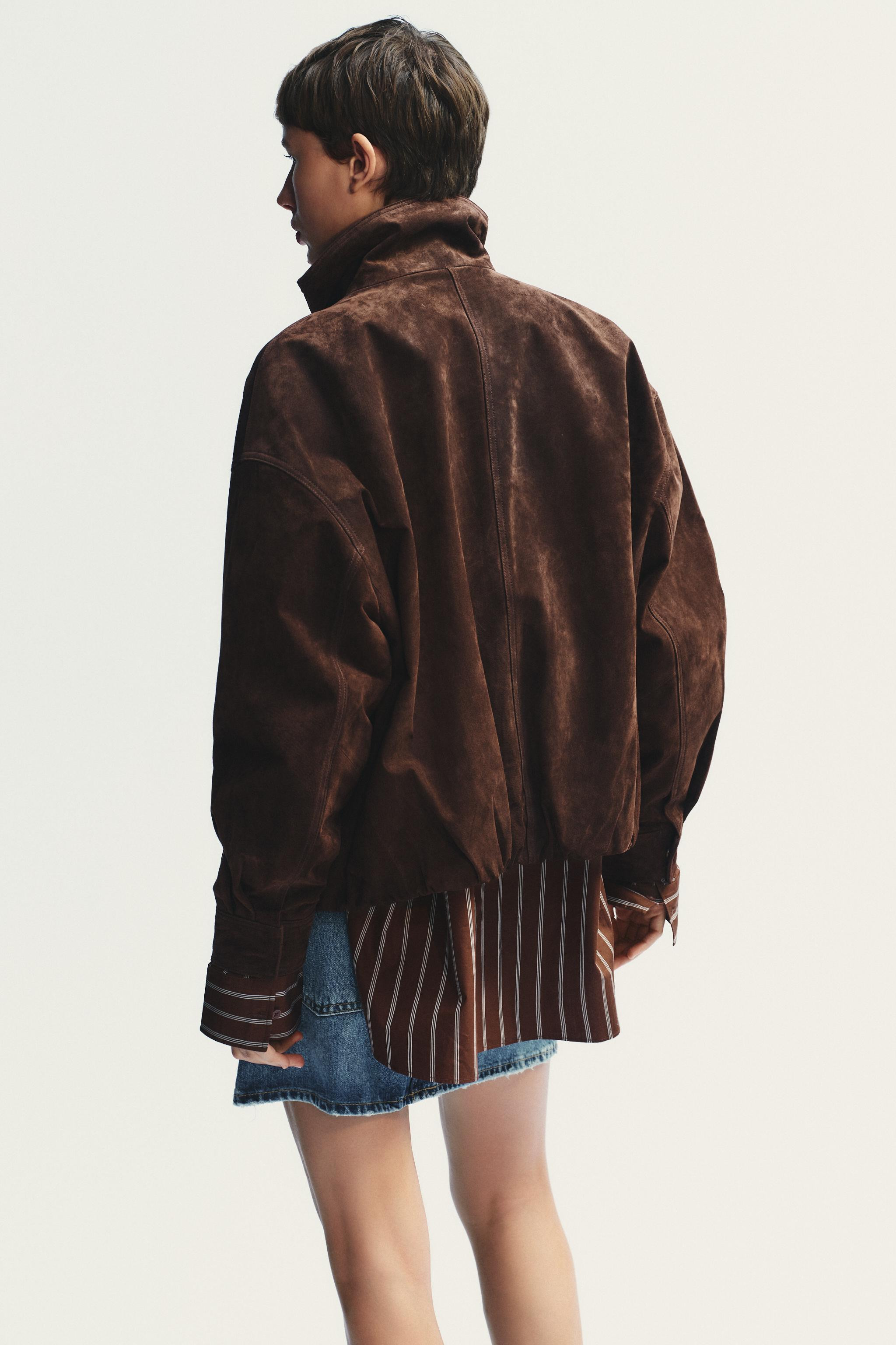 SUEDE LEATHER JACKET | Zara US