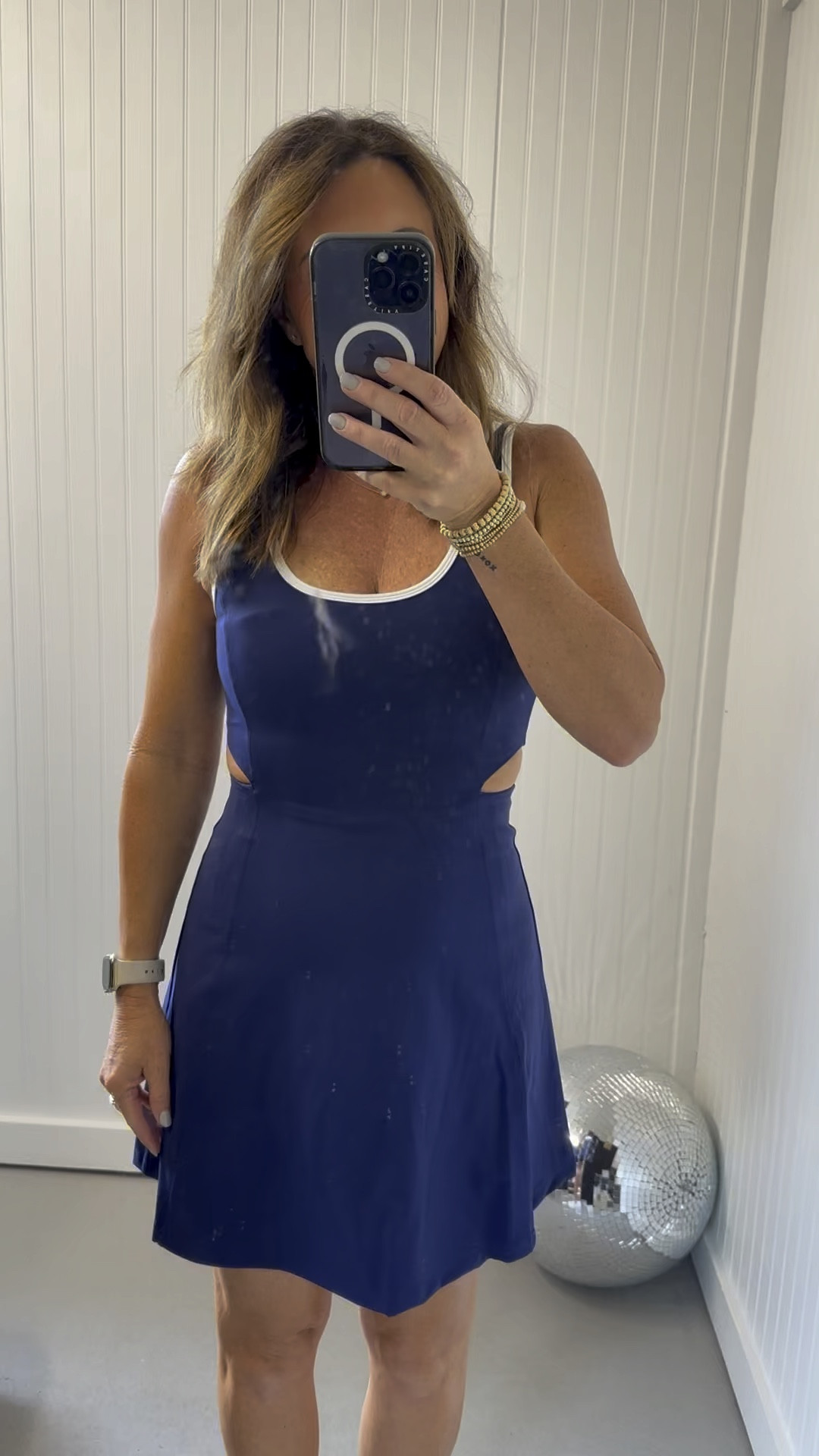 Athletic dresses are my summer go to pieces! 
Wearing a size medium. 
Tennis shoes are No Bull! 

#LTKVideo #LTKSeasonal #LTKActive