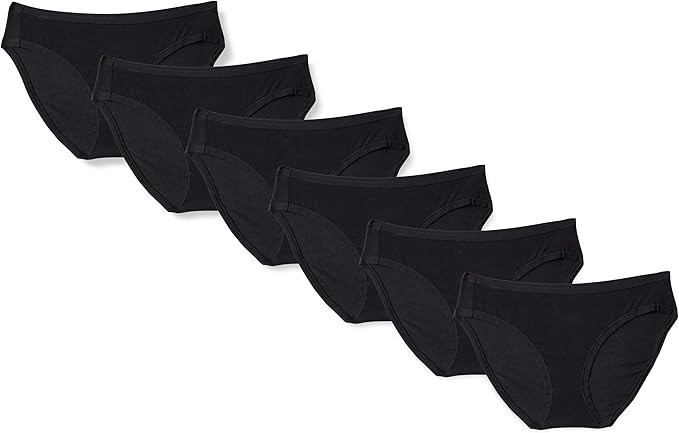 Amazon Essentials Womens Cotton Bikini Brief Underwear (Available in Plus Size) | Amazon (US)