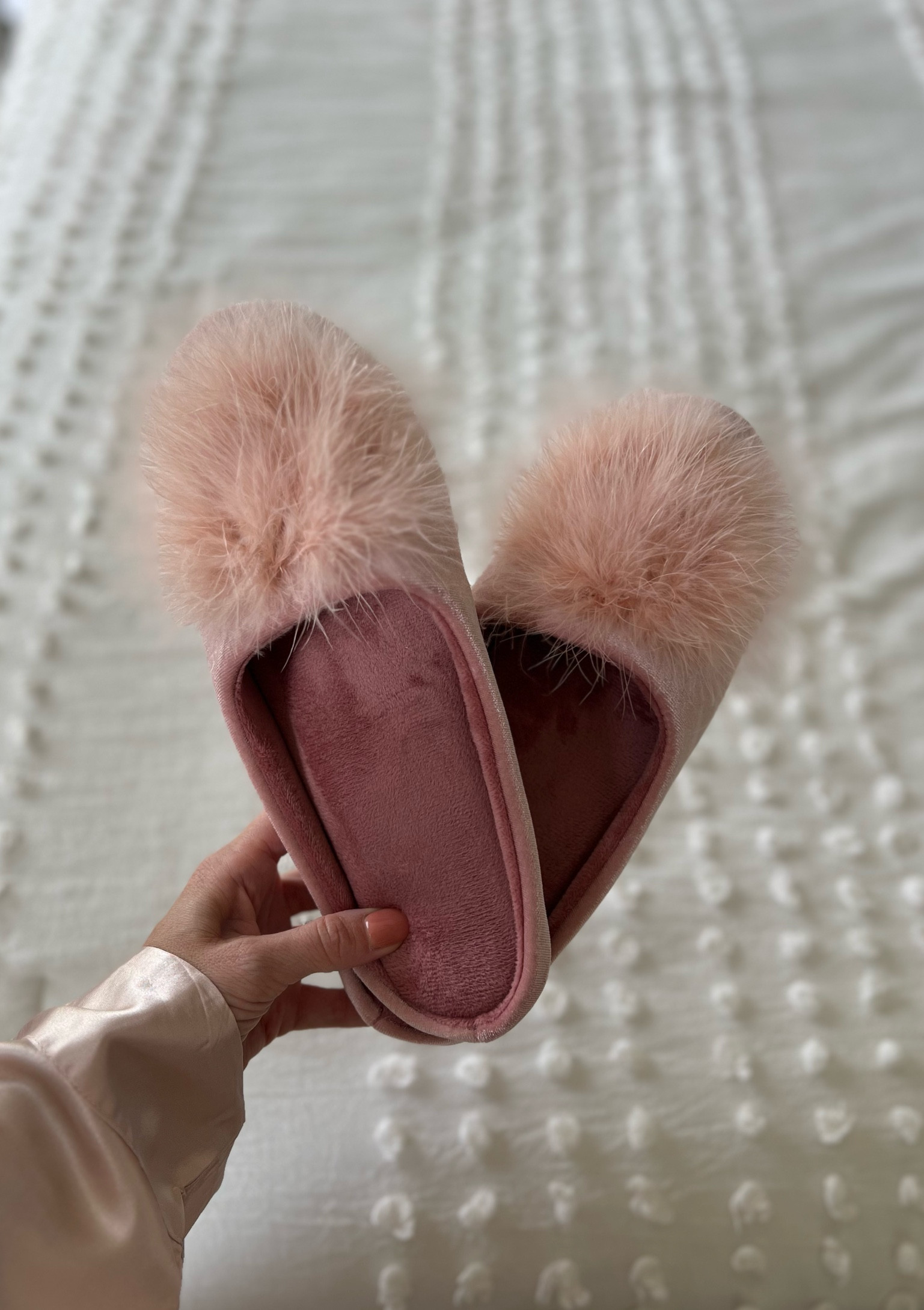 In my comfy era 
Slippers 
Pajamas / pajama party / pink 
Amazon / what I wore / theme party / pjs
Feather / shoes / house shoes / mauve
cozy 

#LTKFindsUnder50 #LTKStyleTip