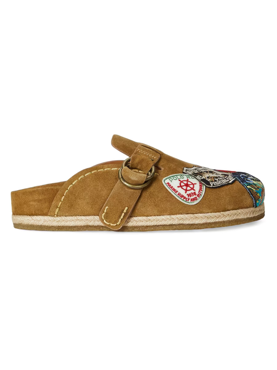 Patchwork Suede Clogs | Saks Fifth Avenue