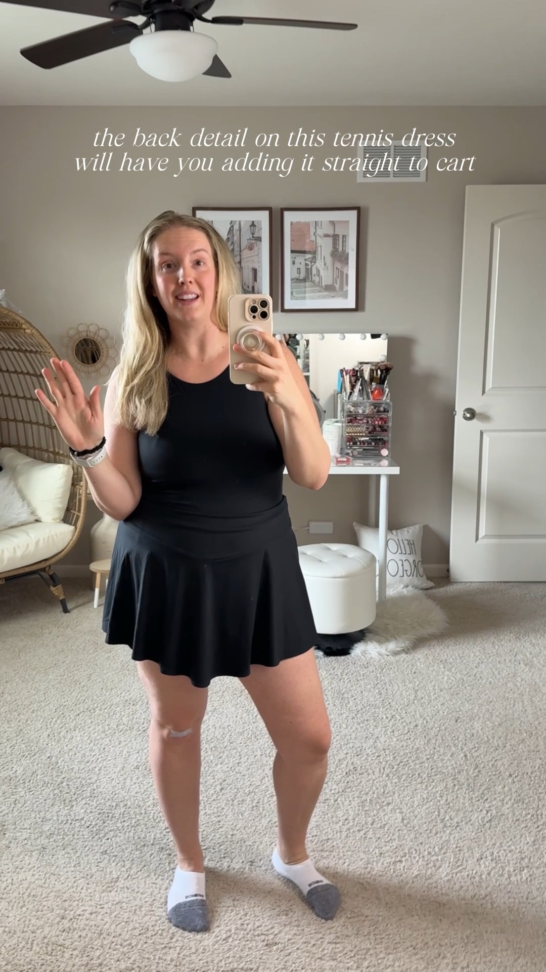 It’s the scalloped back for me! 🥰 This tennis dress has both function and style, which in my experience as a competitive tennis player, is HARD to find. Don’t size up if you’re in between you’ll want it a little bit snug around the chest if you have a larger bust like me. 

#LTKMidsize #LTKSaleAlert #LTKActive