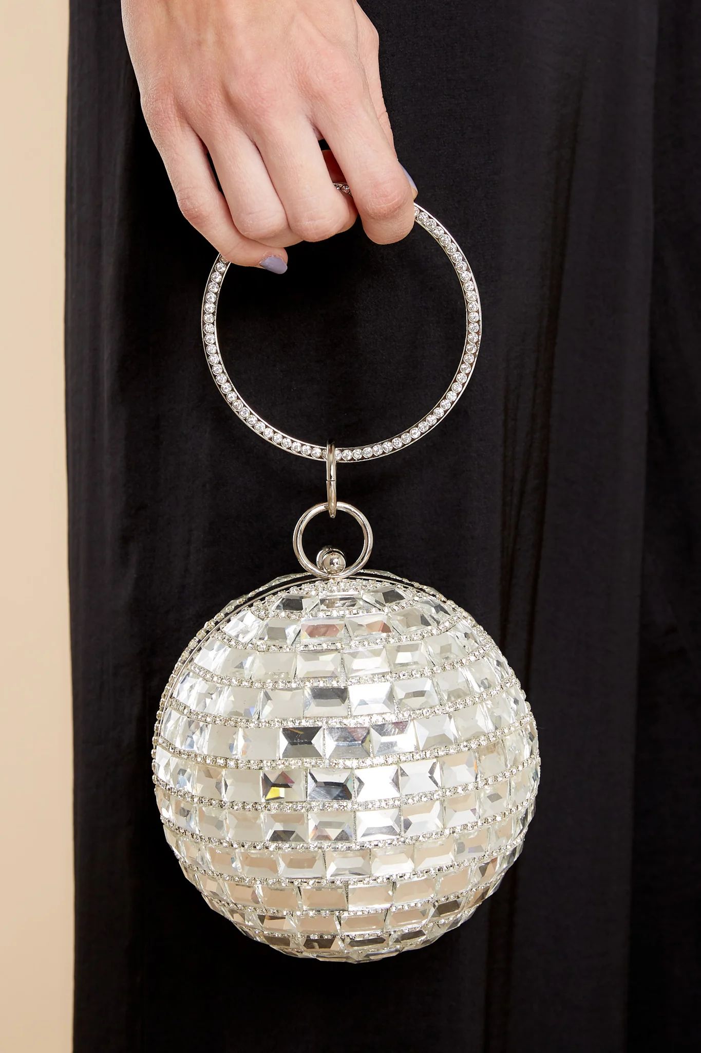 Have A Ball Silver Bag | Red Dress 