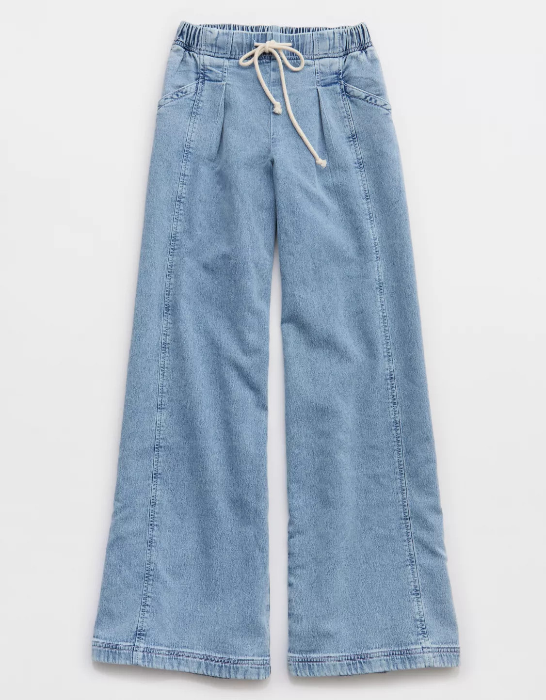 Aerie Daydream Denim Stretch Trouser | Aerie