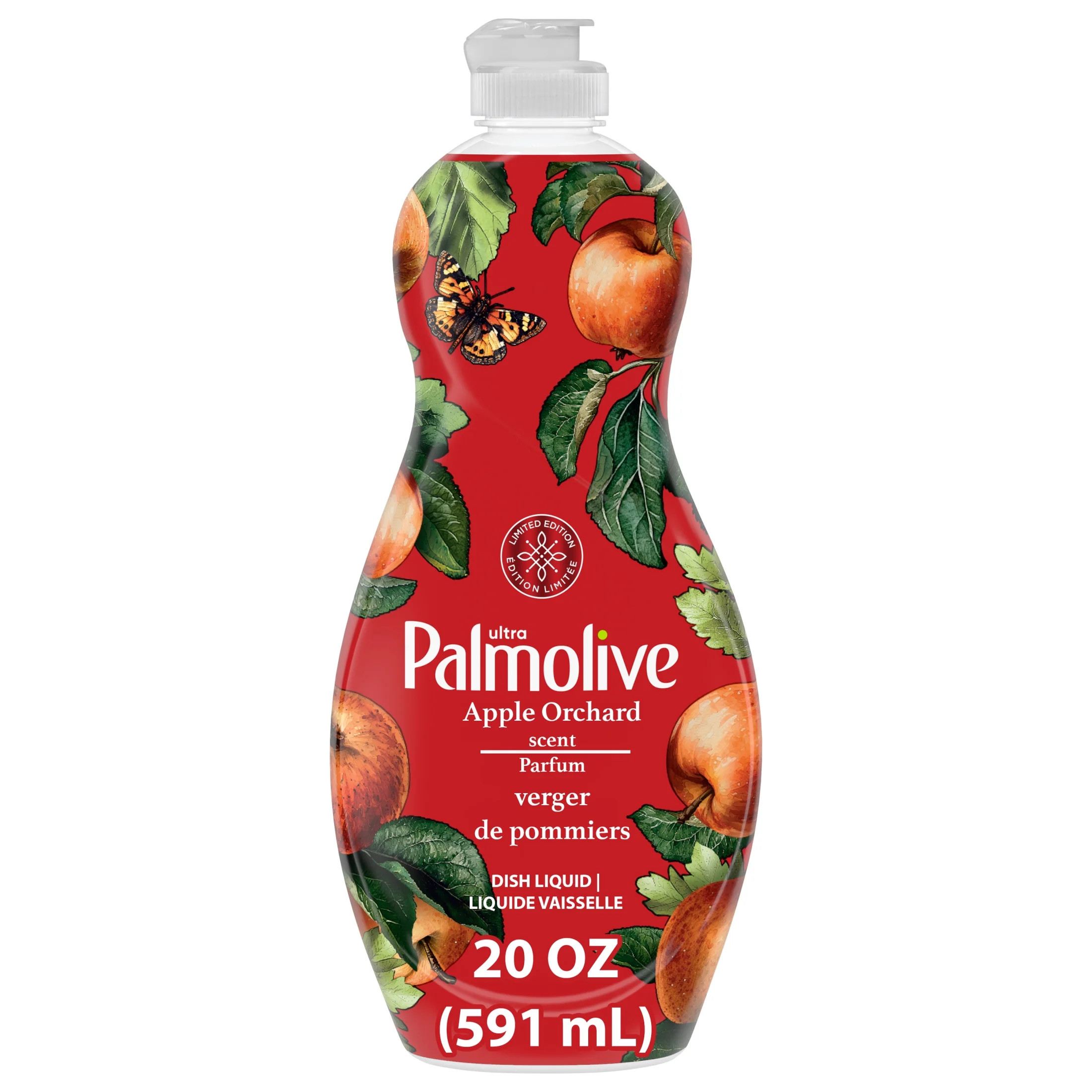 Palmolive Ultra Strength Liquid Dish Soap, Limited Edition, Apple Orchard Scent, 20 fl oz Bottle | Walmart (US)