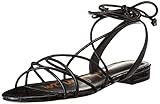 Sam Edelman Women's Tihana Flat Sandal, Black, 7.5 | Amazon (US)