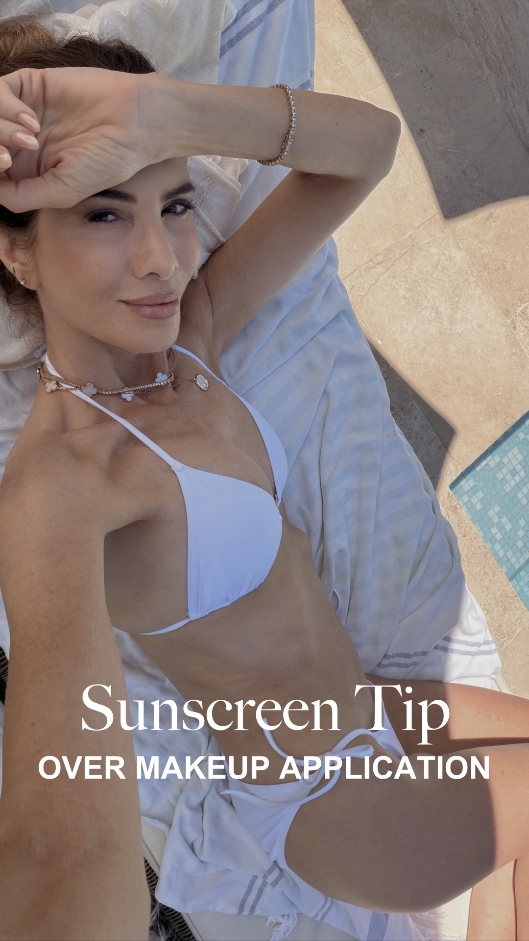 This UV protection camera is forever going to be in my beach tote! And, this application tip will keep your skin protected and your makeup on!

#LTKOver40 #LTKSwim #LTKBeauty